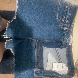 Abercrombie & Fitch 90s relaxed cutoff shorts high rise